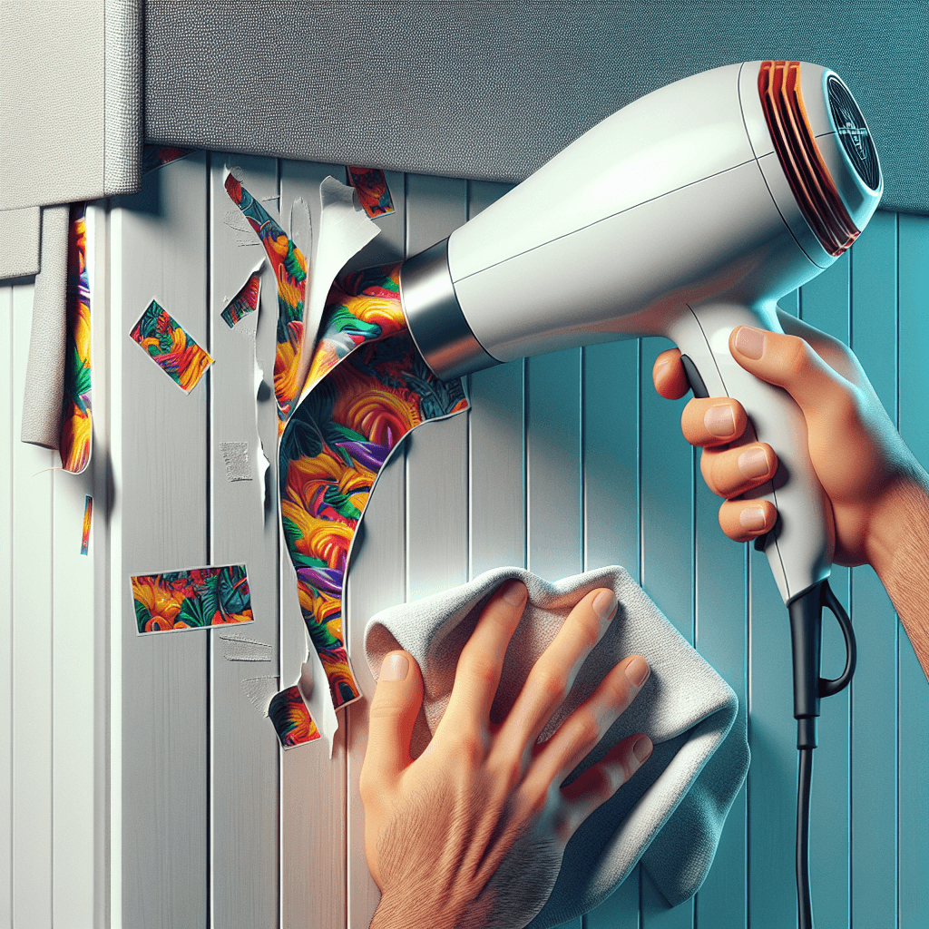 Jak usunąć naklejki z mebli? Sprawdzone i bezpieczne metody na klej